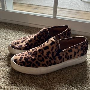 Steve Madden cheetah print loafers